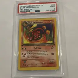 PSA 9 2000 Pokemon Team Rocket Dark Charmeleon 1st Ed #32/82 English - Image 2