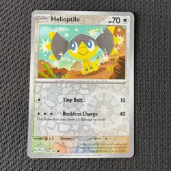 Helioptile 154/191 Reverse Holo Pokemon TCG: Surging Sparks Near Mint (NM) - Image 1