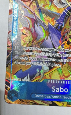 One Piece TCG Sabo OP10-049 TR French Treasure Rare LP - Image 3