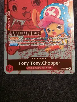 Tony Tony.Chopper (Winner Pack 2026 Vol. 2) P-101 One Piece Promotion Cards Foil - Image 3