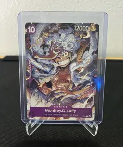 Bandai One Piece Monkey D. Luffy P-041 Promo Character Holo 10 Cost 12000 - Image 1