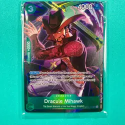 Dracule Mihawk (Illustration Box Vol.4) SR One Piece Promotion ST12-003 Sealed - Image 1