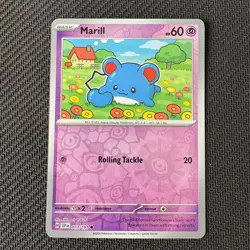 Marill 073/191 Reverse Holo Pokemon TCG: Surging Sparks Near Mint (NM) - Image 1