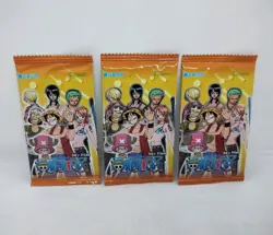3X One Piece Anime TCG Sealed Booster PACKS Luffy Nami Frankie Zoro - Image 1