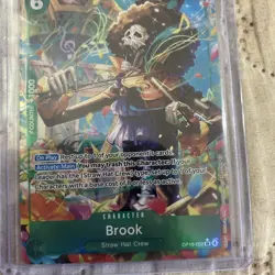 One Piece TCG Brook OP15-032 SR - Alt Art - Adventure on Kami's Island NM - Image 2