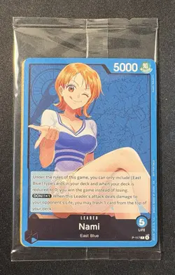 One Piece TCG! Nami P-117 Go All The Way To The Top Promo ENGLISH SEALED PACK - Image 1