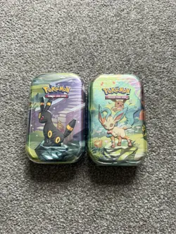 2x Pokemon TCG Mini Tin Scarlet and Violet Prismatic Evolutions ✅ SEALED Umbreon - Image 1