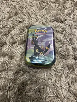 Pokemon TCG Prismatic Evolutions Mini Tin Umbreon Artwork, Sealed - Image 1
