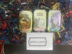 Prismatic Evolutions Mini Tin X3 Sylveon ,Umbreon & Flareon Sealed Pokemon TCG - Image 1