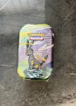 Pokemon TCG Prismatic Evolutions Mini Tin Umbreon Artwork, Sealed - Image 1