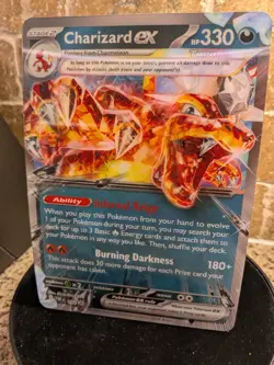 Charizard Ex 196 054/091 - Lenticular Jumbo Card Promo - ANIMATED Pokemon Card - Image 1