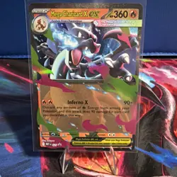 POKEMON TCG MEGA CHARIZARD X ex 029 BLACK STAR PROMO HOLO MEGA EVOLUTION - Image 1