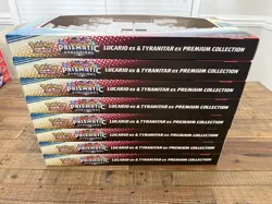 Pokemon Lucario Ex Tyranitar Ex Premium Collection Prismatic Evolutions Lot of 5 - Image 1