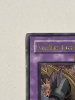 Evil Hero Lightning Golem (UTR) GLAS-EN039 1st Edition Ultimate Rare Yugioh MP - Image 5