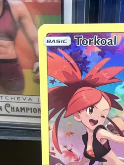 Torkoal & Flannery 237/236 Cosmic Eclipse NM Trainer Secret Rare Pokemon Card - Image 2