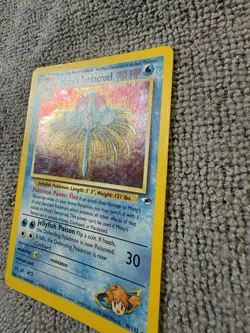 Pokemon TCG Misty's Tentacruel Holo Rare Card 10/132 Gym Heroes LP Condition - Image 3