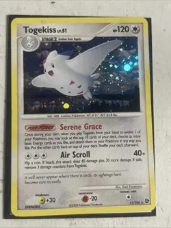 Pokemon Card - Togekiss Great Encounters 11/106 Holo Rare - MP - Image 1