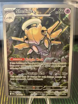 Pokemon TCG Card - Shedinja 144/132 Illustration Rare NM Mega Evolutions - Image 1