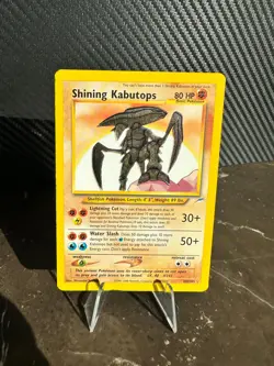 Pokemon TCG Shining Kabutops Holo Card Neo Destiny 108/105 Secret Rare DMG READ - Image 1