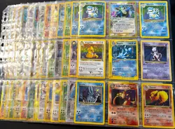 DAMAGED Lot of 117 ALL HOLO Vintage Pokemon Card Binder Collection DAMAGED - Image 1