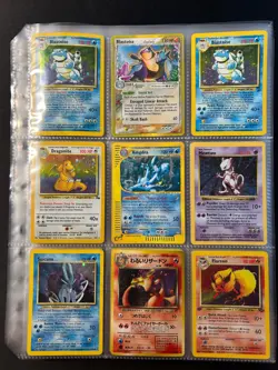 DAMAGED Lot of 117 ALL HOLO Vintage Pokemon Card Binder Collection DAMAGED - Image 2