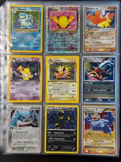 DAMAGED Lot of 117 ALL HOLO Vintage Pokemon Card Binder Collection DAMAGED - Image 4