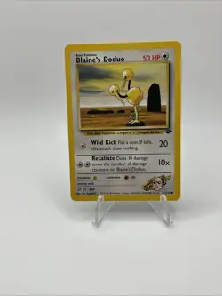 Blaine's Doduo 61/132 Gym Challenge - Common Pokemon Card - NM/Mint - Image 1