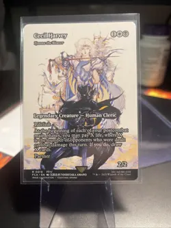 MTG- ERROR CARD- Cecil Harvey / Tymna the Weaver (Showcase) 0018 - Final Fantasy - Image 1