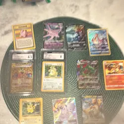 Nintendo Pokemon TCG Base Set 10-Card English Holo Graded Lot Pikachu Charizard - Image 2