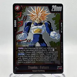 Super Trunks : Future SB02-011 Foil Dragon Ball Super Card Game | NM - Image 1