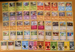 Pokemon TCG XY Generations Base 2016 SET (52 Card Lot) Commons, Uncommon, Rare - Image 1