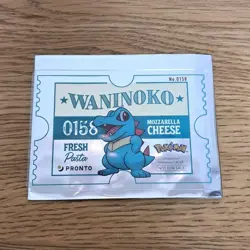 Totodile Pokemon PRONTO CAFE PROMO Clear Card From Japan 2025 - Image 1