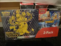 Costco Pokemon Surging Sparks 2-Pack Trainer Box and Booster Bundle Pokemon TCG - Image 1