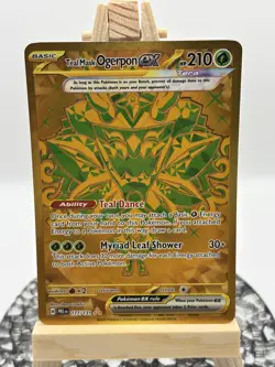 Pokemon Teal Mask Ogerpon EX 177/131 Prismatic Evolutions TCG Card NM - Image 1