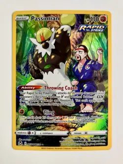 Passimian TG08/TG30 Ultra Rare Silver Tempest Trainer Gallery Pokemon Card * NM - Image 1
