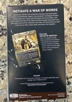 MTG Secrets of Strixhaven - Silverquill Influence Commander Deck New Sealed - Image 2