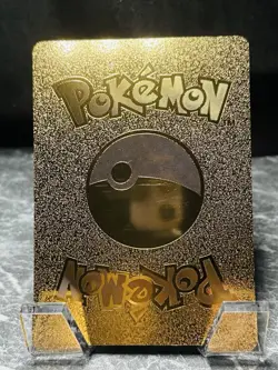 Pikachu V Gold Display Card Pokemon TCG - Image 2