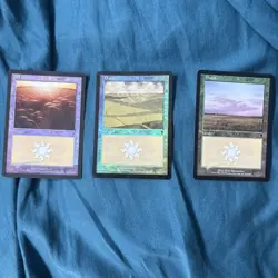 3 x MTG Plains FOIL Odyssey Basic Land - Image 1