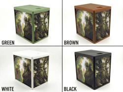 MTG Treefolk Commander Deck Box – Magnetic Lid, Dice Box & Divider - Image 2