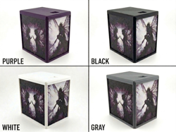 MTG Dark Faerie Commander Deck Box – Magnetic Lid, Dice Box & Divider - Image 2