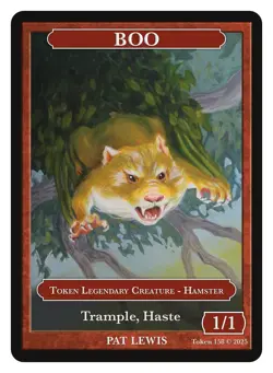 Boo Token Artist Pat Lewis MTG Token Givememana - Image 1