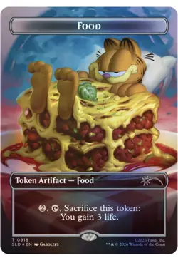 🔥 Lasagna Food Token Foil #918 PREORDER | SLD Secret Lair x Garfield Promo - Image 1
