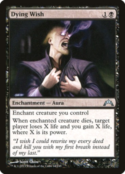 MTG - Dying Wish - Gatecrash - Magic the Gathering - Image 1