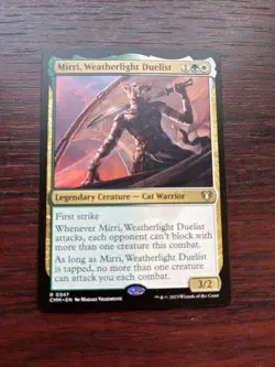 1x MIRRI, WEATHERLIGHT DUELIST - Commander - MTG - Magic the Gathering - Image 1