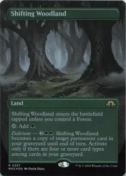 Shifting Woodland (Borderless) - FOIL - R Modern Horizons 3 357 - MTG - Image 1