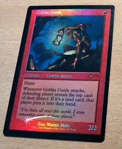 MTG Magic: # FOIL # Goblin-Wegefinder / Goblin Guide, English, FOIL, Nearmint - Image 1