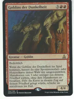 FOIL Goblins der Dunkelheit / Goblin Dark-Dwellers - OATH - deutsch (n-mint +) - Image 1