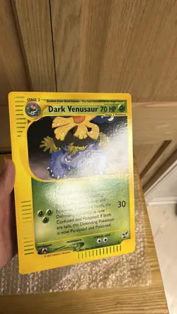 2003 JUMBO Pokemon TCG English Card Best of Game Promo Winner Dark Venusaur #7 - Image 1