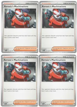 4x Xerosic's Machinations 064/064 x4 - Shrouded Fables - Pokemon TCG - Playset - Image 1
