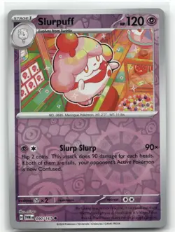 Slurpuff Reverse Holo 090/167 SV06: Twilight Masquerade Uncommon Pokemon TCG - Image 1